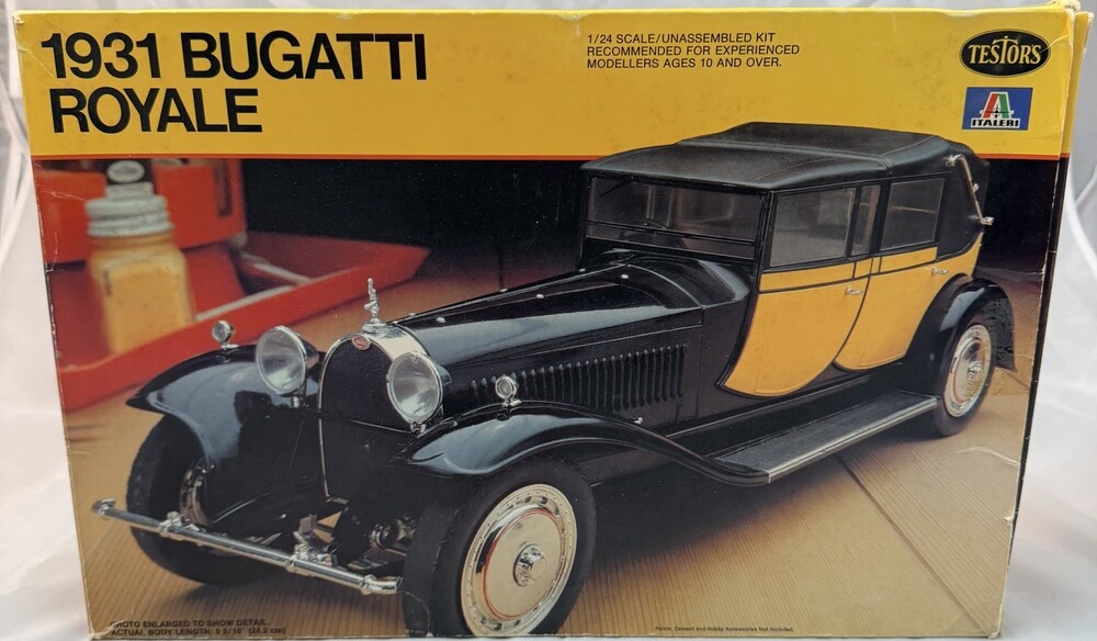 Testors 1931 Bugatti Royale 1/24 Model Kit